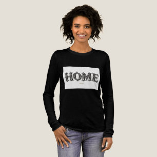 Triblenda Camiseta de manga larga con arquitectura de catedr