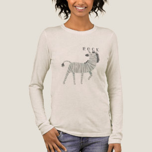 Triblenda Camiseta de manga larga con gráfico caprichoso de