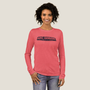 Triblenda Camiseta de manga larga con logotipo delantero/tra