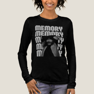 Triblenda Camiseta de manga larga con tipografía gráfica de 