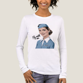 Triblenda Camiseta de manga larga de azafata escandinava
