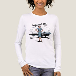 Triblenda Camiseta de manga larga de azafata escandinava