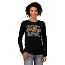 Camiseta de manga larga de café divertido para muj