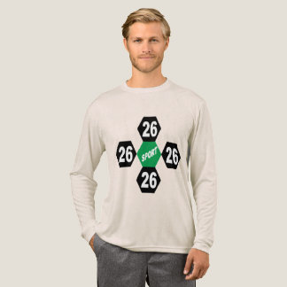 Triblenda Camiseta de manga larga de mezcla triple avena DIS