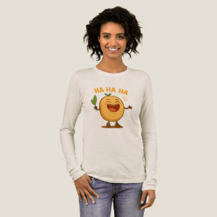 Triblenda Camiseta de manga larga de patata divertida riendo