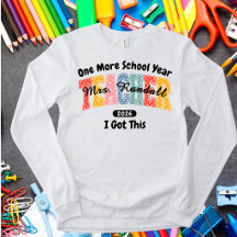 Camiseta de manga larga divertida para maestros