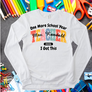 Triblenda Camiseta de manga larga divertida para maestros