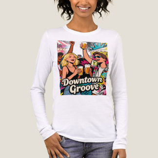 Triblenda Camiseta de manga larga Downtown Groove Retro Part