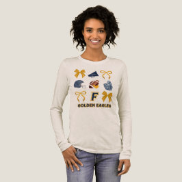 Triblenda Camiseta de manga larga Golden Eagle Bow