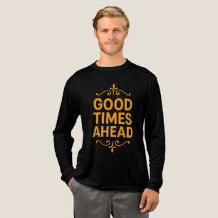 Triblenda Camiseta de manga larga para hombre Bella+Canvas T