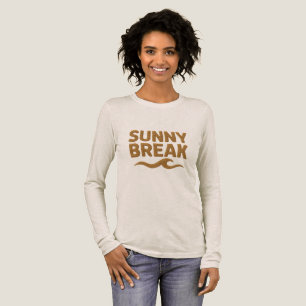 Triblenda Camiseta de manga larga para mujer Bella+Canvas Tr