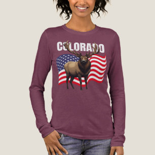 Triblenda Camiseta de manga larga para mujer de Colorado Bel