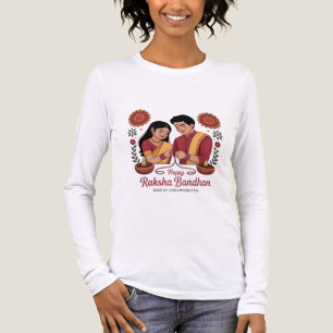 Triblenda Camiseta de manga larga para mujer de Raksha Bandh