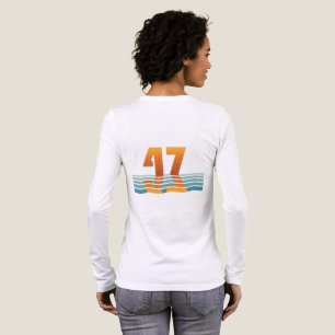 Triblenda Camiseta de manga larga para mujer Sunset 47 Versi