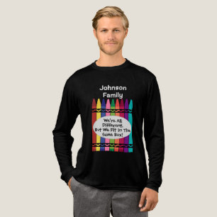Triblenda Camiseta de manga larga para reunión familiar