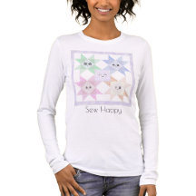 Camiseta de manga larga Sew Happy
