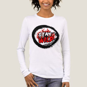 Triblenda Camiseta de manga larga Stay Wild