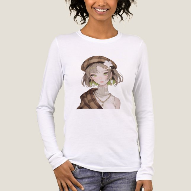 Triblenda Camiseta de manga larga Tri-blend de Bella+Canvas (Anverso)