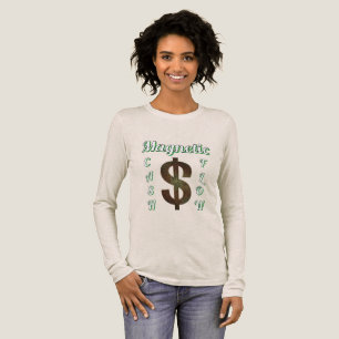Triblenda Camiseta de manga larga Tri-blend para mujeres Bel