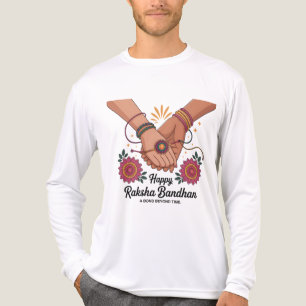 Triblenda Camiseta de manga larga triblend de Raksha Bandhan