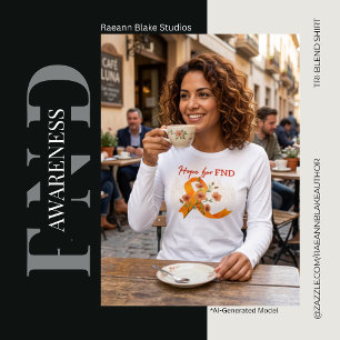 Triblenda Camiseta de manga larga triblend para la concienci