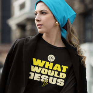 Triblenda Camiseta de Manga Larga WWJD – Empatía Sobre Ego