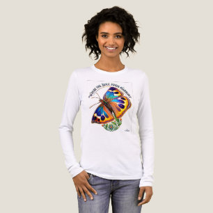 Triblenda Camiseta de mariposa del alma en armonía