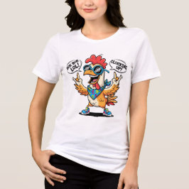 Triblenda Camiseta de Mascota de Pollo Divertida – Caricatur