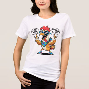 Triblenda Camiseta de Mascota de Pollo Divertida – Caricatur