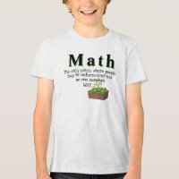 Camiseta de Matemáticas Confusas - Divertida Camis
