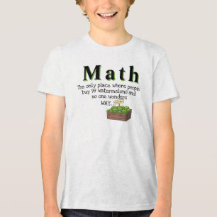 Triblenda Camiseta de Matemáticas Confusas - Divertida Camis