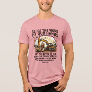 Triblenda Camiseta de Mecánico Diesel Equipo Pesado Jesús Fe