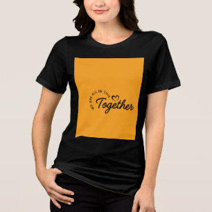 Triblenda Camiseta de media manga con cita