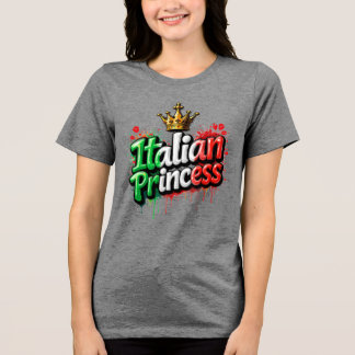 Triblenda Camiseta de mezcla de tres fibras de Princesa Ital