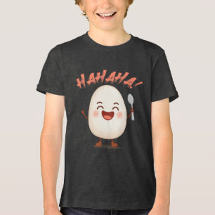 Triblenda Camiseta de mezcla triple para jóvenes de dibujos 