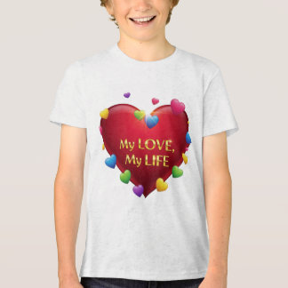Triblenda Camiseta de 'Mi amor mi vida' de Bella+Canvas con