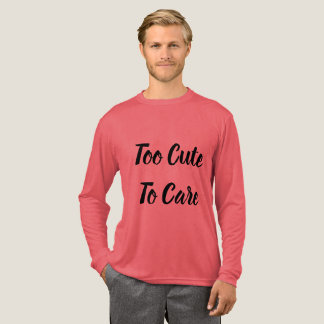 Triblenda Camiseta de moda 'Demasiado linda para preocuparse