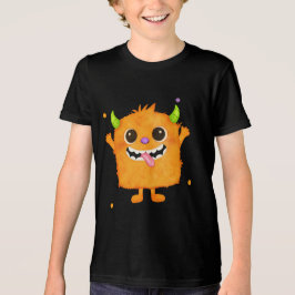 Triblenda Camiseta de monstruos lindos para niños, regalo de