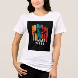 Triblenda Camiseta de Mujer Casual Suave Cómoda Diario