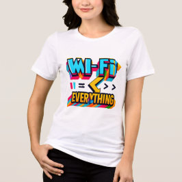 Triblenda Camiseta de mujer con una inscripción divertida