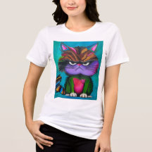 Camiseta de mujer de Grumpy Kitty
