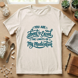 Triblenda Camiseta de Mujer 'Estás a Punto de Superar el Lím