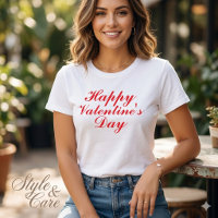 Camiseta de Mujer Feliz Día de San Valentín
