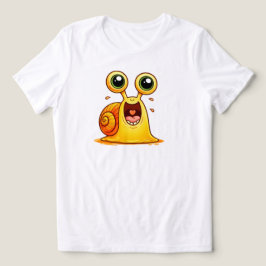 Triblenda Camiseta de mujer Happy Heart Snail de naturaleza