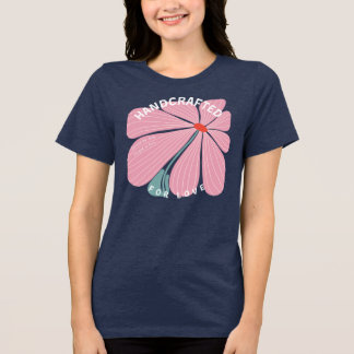 Triblenda Camiseta de mujer hecha a mano para el amor