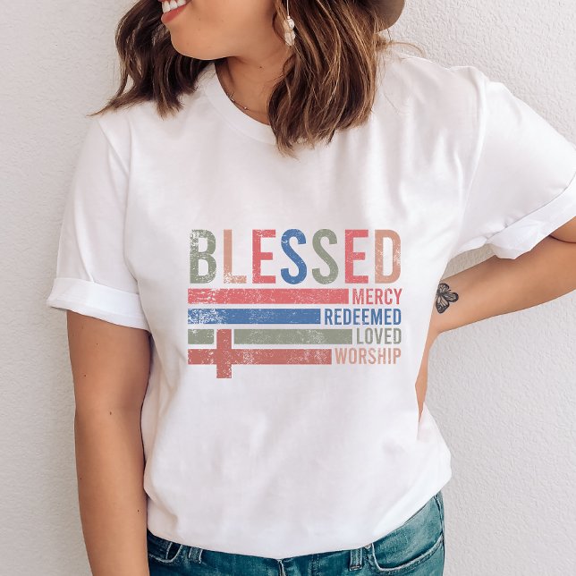 Triblenda Camiseta de mujer inspirada por la fe cristiana (Subido por el creador)
