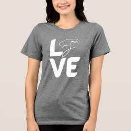 Triblenda Camiseta de mujer LOVE Cabra – Regalo divertido pa