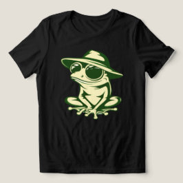 Triblenda Camiseta De Mujer Rana Con Estilo Minimalista De L