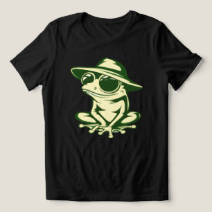 Triblenda Camiseta De Mujer Rana Con Estilo Minimalista De L