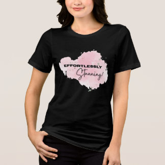 Triblenda Camiseta de mujeres sin esfuerzo
